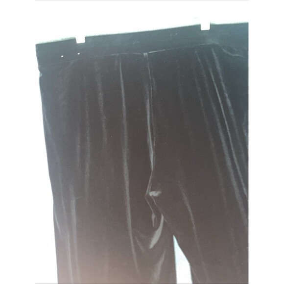 Express Womens Velvet Wide Leg Pants Size XL Whimsigoth Witchy Office Holiday - Picture 9 of 10